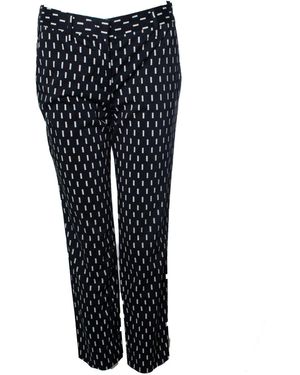 Prada Zwarte Grafisch Bedrukte Pantalon