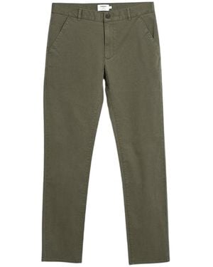 Farah Slanke Chino Voor Van Iepenhout (Olijfgroen)