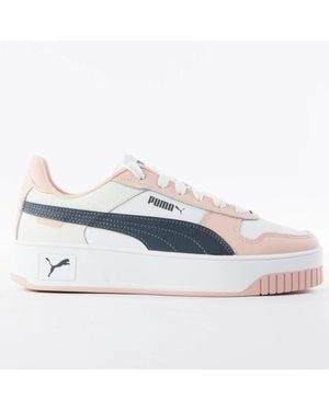 PUMA Carina Street Sneakers Voor - Wit