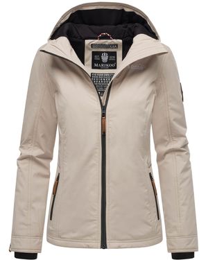 Marikoo Tussenjas – Brombeere, Lichtgewicht Met Capuchon - Grijs