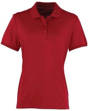 PREMIER Coolchecker Poloshirt - Rood