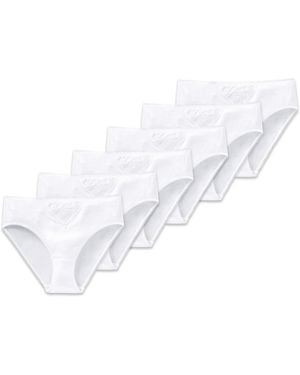 Schiesser Cotton Essentials 6P Slip - Wit