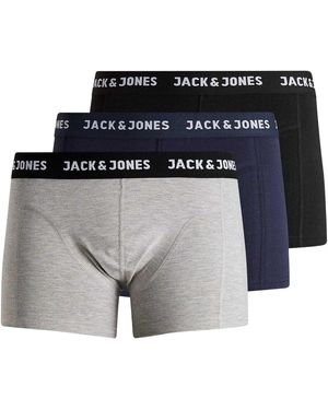 Jack & Jones Jack And Jones Boxershorts Voor Van Het Merk Anthony (Set Van 3) /Grijs)