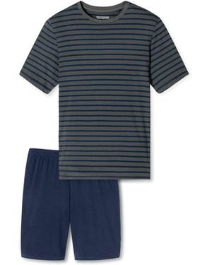 Schiesser Pyjama - Blauw