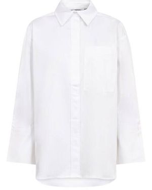 co'couture Blouse Lange Mouw 500397 Daliacc - Wit