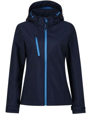 Regatta Venturer 3 Layer Hooded Soft Shell Jacket (Marine Frans Blauw)