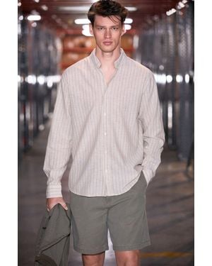 Grimelange Long Sleeve Button Shirt - Grey