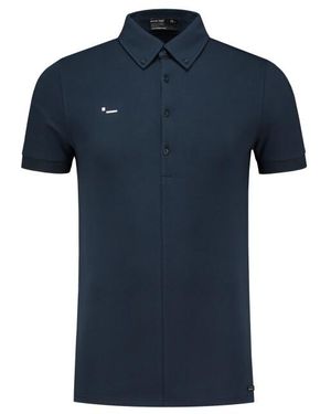 MORSE CODE Polo Donker - Blauw