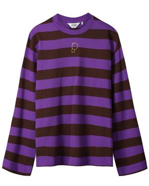 Pom Top Lange Mouw Sp9751 - Paars