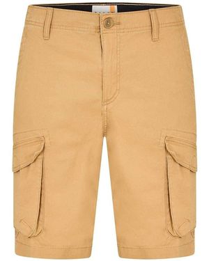 Timberland Twill Casual Cargo Shorts (Tarwe) - Naturel