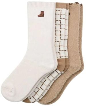 UGG Classic Crew 3 Pack Sokken 1181414 - Wit