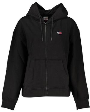 Tommy Hilfiger Black Cotton Sweatshirt
