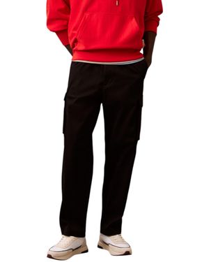 Calvin Klein Cargo Trousers Relaxed - Red