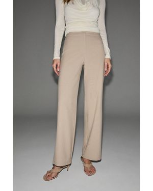 Grimelange Straight-Leg Pull-On Trousers - Grey