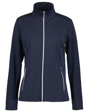 Luhta Ilvesoja Fleece Sweater Met Rits - Blauw