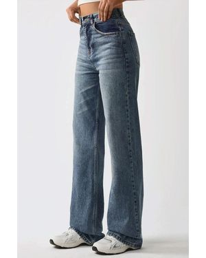 Hiccup Straight Leg Denim Jeans - Blue