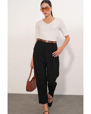 Bigdart Straight-Leg Trousers - Black