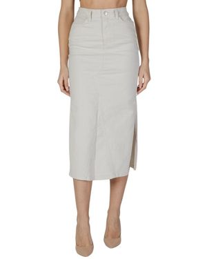 VILA CLOTHES Vila Kleding Rok - Grijs