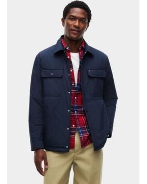 Tommy Hilfiger Winterjas Packable Lw Shirt Jacket Mw0Mw44767/Dw5 - Blauw