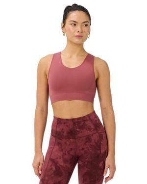 Sweaty Betty Stamina Seamless Scoop Bra - Rood