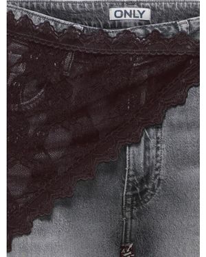 ONLY Onlsof Lace Scarf Wvn Ex - Zwart