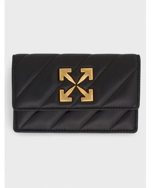 Off-White c/o Virgil Abloh Jackhammer Flat Card Case Leather - Black