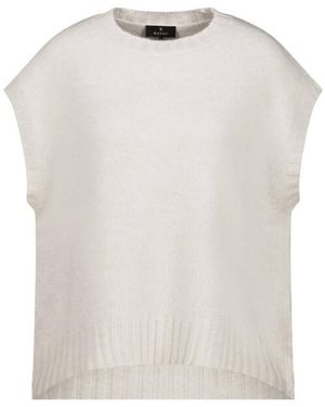 Monari Pullover Korte Mouw 809904 - Wit
