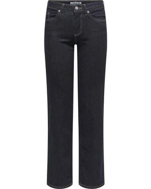 ONLY Onlblush Mid Straight Dnm Tai774 Noos Dark De - Blauw