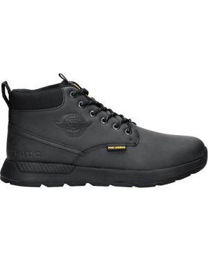 PME LEGEND Sneakers Ribber Mid - Zwart