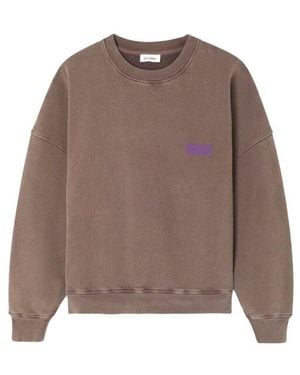 American Vintage Sweat Pli03Ch - Bruin