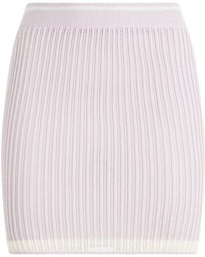 Philipp Plein Knitted Mini Skirt - Roze