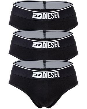 DIESEL Umbr-Andrethreepack Slip - Zwart