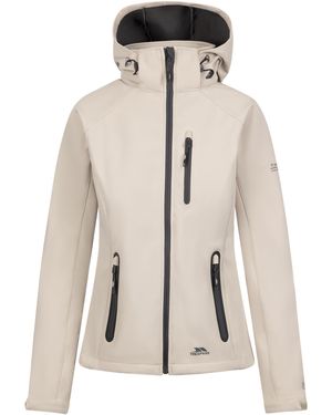 Trespass Ladies Bela Ii Waterproof Soft Shell Jacket (Soft) - Natural