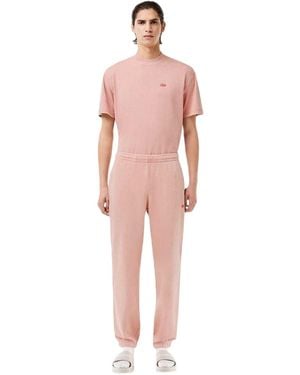 Lacoste Trainingspak Bodems (Roze Melange)