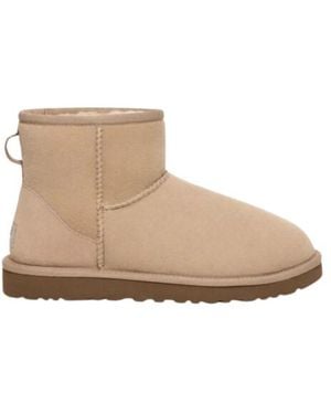 UGG W Classic Mini Ii Enkellaarzen 1016222 - Naturel