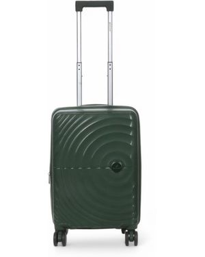 Infinity Leather Hard Shell Cabin 55 X 37 X 22 Cm Pp Suitcase Luggage Suitable For Easyjet, Ryanair - Green