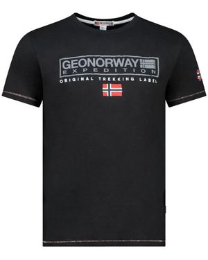 GEOGRAPHICAL NORWAY Jasic Shirt - Zwart