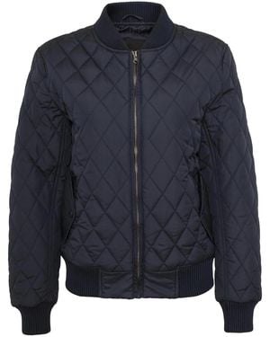 Urban Classics Diamond Nylon Gewatteerd Jasje (Marine) - Blauw