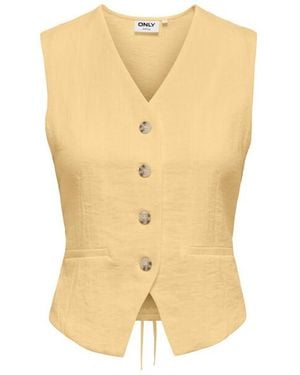ONLY Gilet 15370277 - Geel