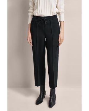 Bugatti Damen Casual Broek Met Cargozakken - Zwart