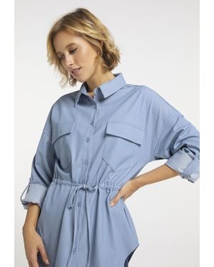 Usha Label Blouse - Blauw