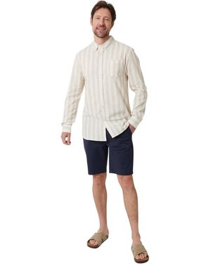 Saltwell Oxford-Overhemd Met Lange Mouwen En Knoopsluiting, Reguliere Pasvorm /Ecru) - Wit