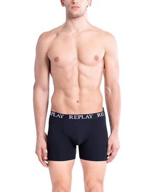Replay Boxershorts Voor (Set Van 2) - Blauw