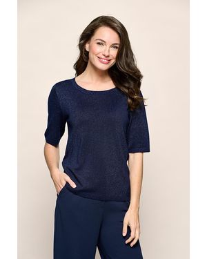 Mart Visser Audrey Lurex Top - Blauw