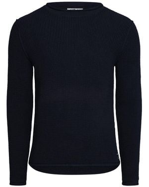 Replay Knitted Crewneck Sweatshirt - Blue