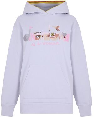 Diadora Oog Polycotton Hoodie (Grind) - Blauw