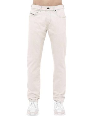 DIESEL 2019 D-Strukt Denim Jeans Met Middelhoge Taille En Slank Model - Naturel