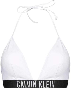 Calvin Klein Tweekleurig Bikinitopje - Wit
