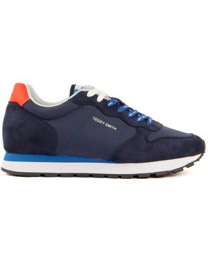 Teddy Smith Z Tex Sneaker - Blauw