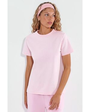Busem Plain Crew Neck T-Shirt - White